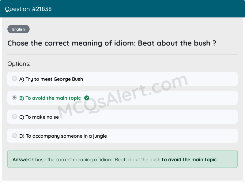 Question Screenshot