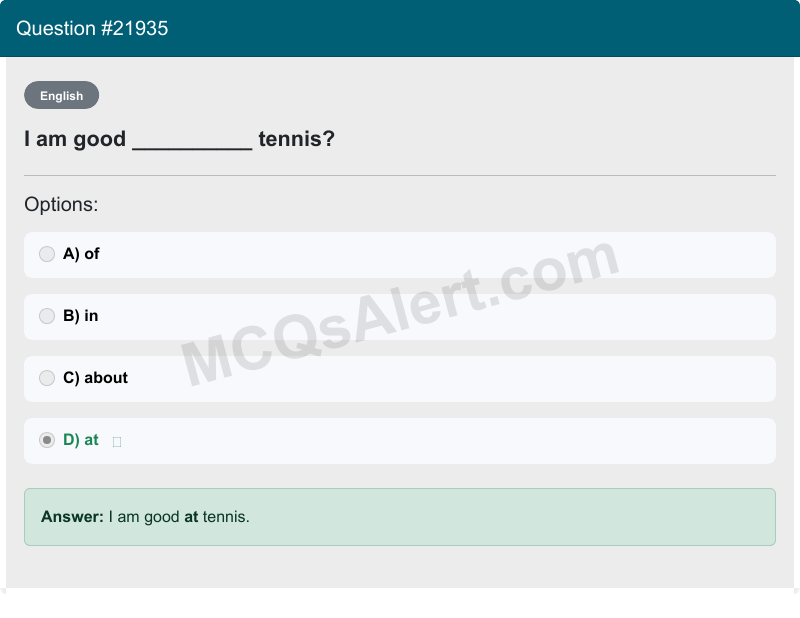 Question Screenshot