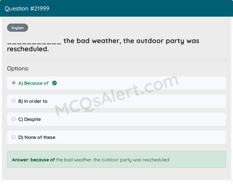Question Screenshot