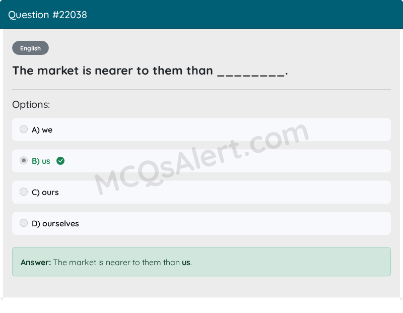 Question Screenshot