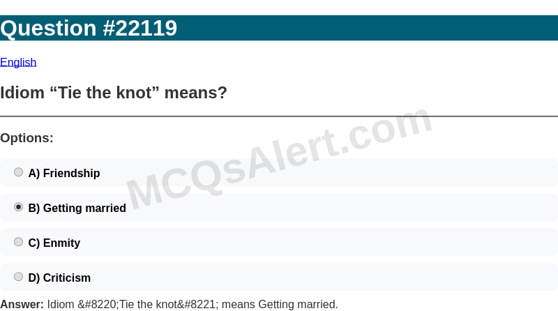 Question Screenshot