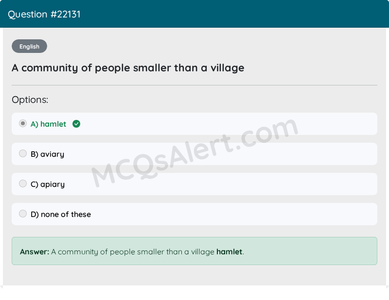 Question Screenshot