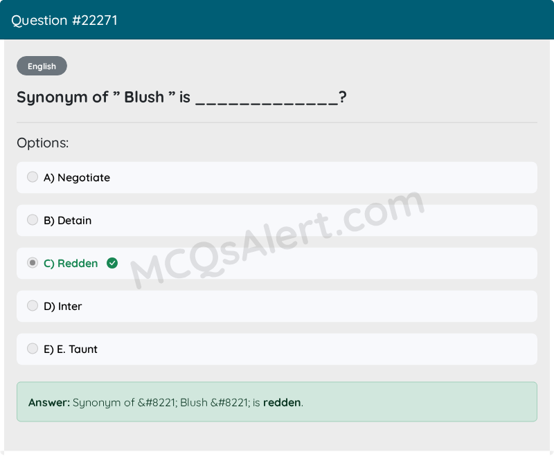 Question Screenshot