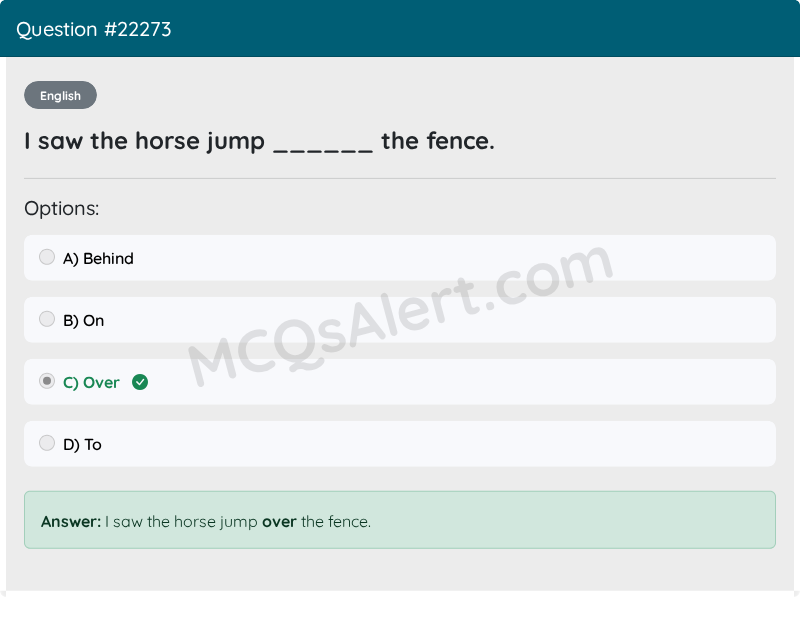 Question Screenshot