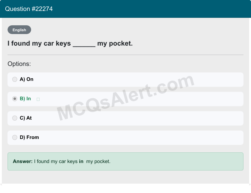 Question Screenshot