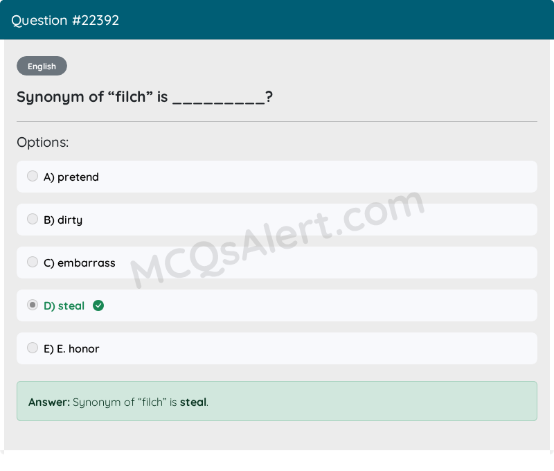 Question Screenshot