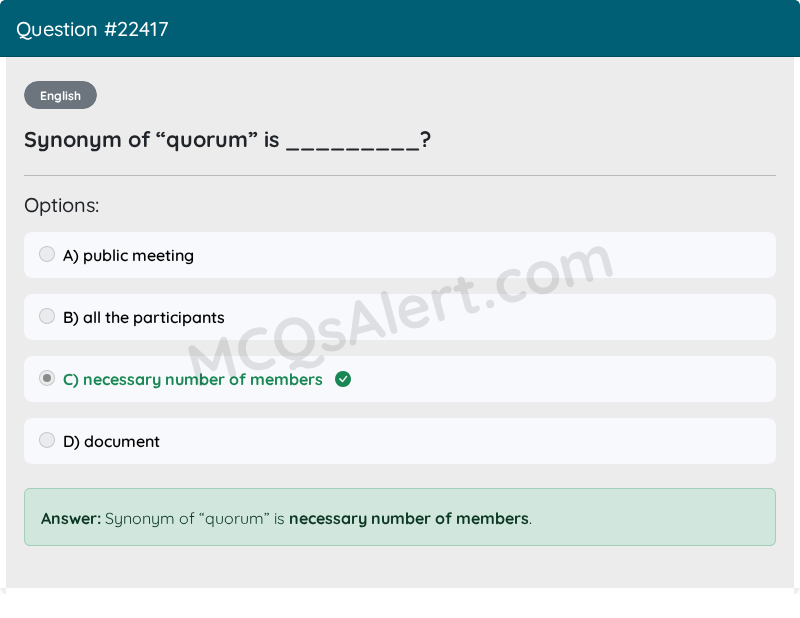 Question Screenshot