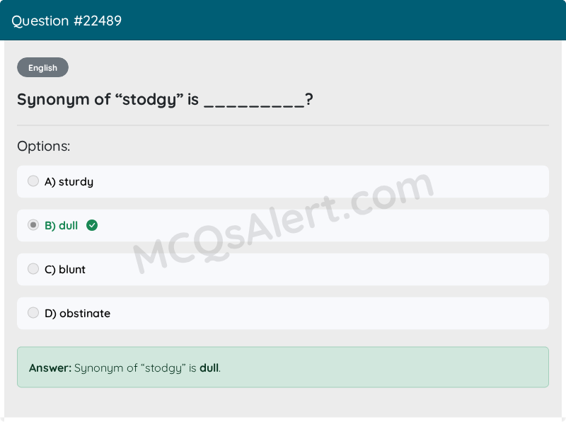 Question Screenshot