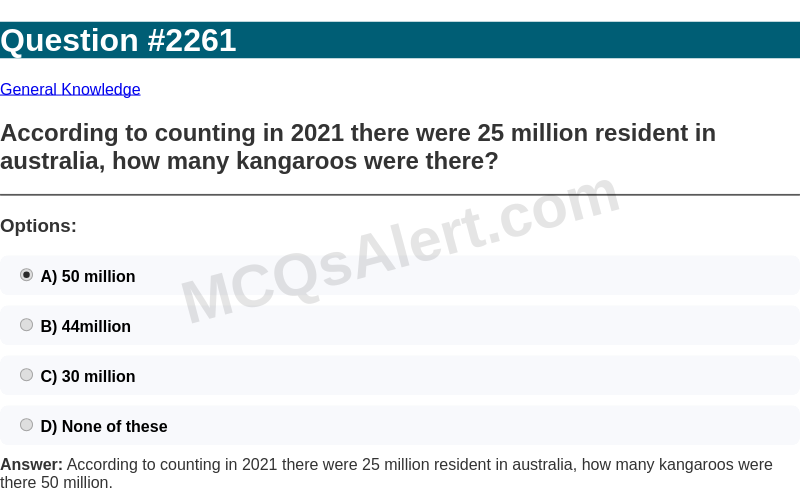 Question Screenshot