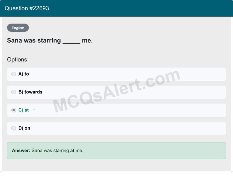 Question Screenshot