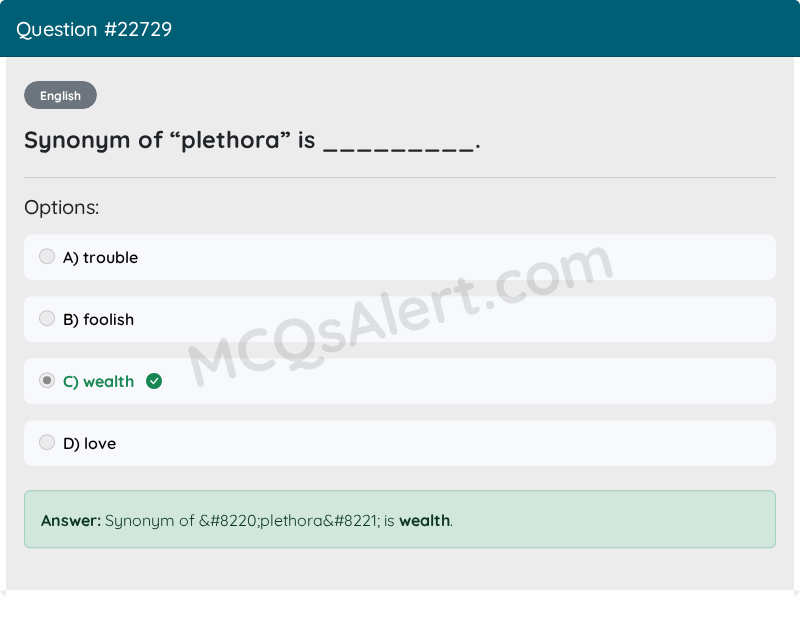 Question Screenshot