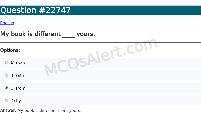 Question Screenshot