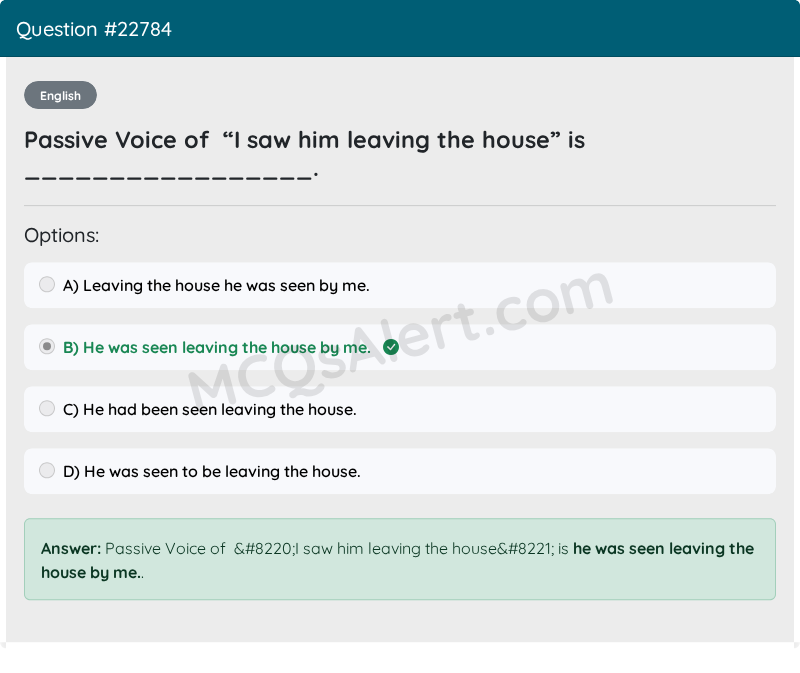 Question Screenshot