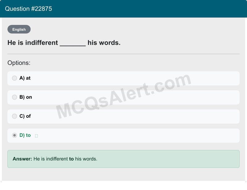 Question Screenshot