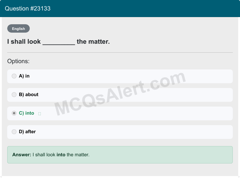 Question Screenshot