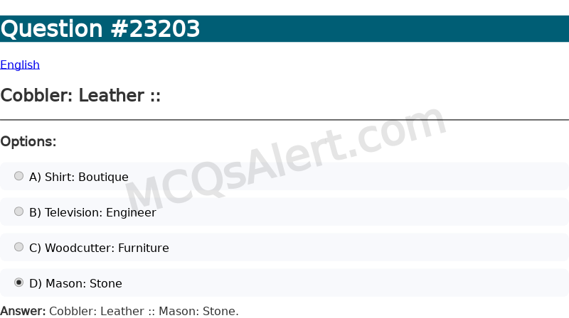 Question Screenshot
