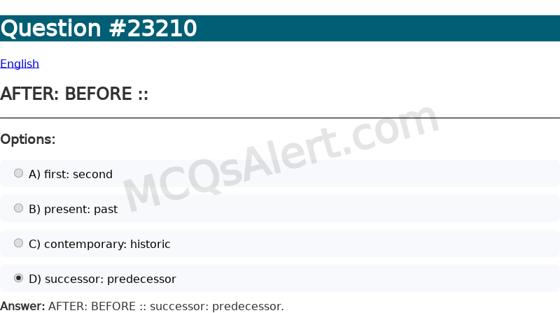 Question Screenshot