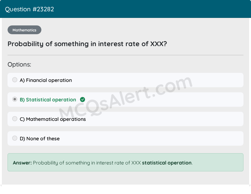 Question Screenshot