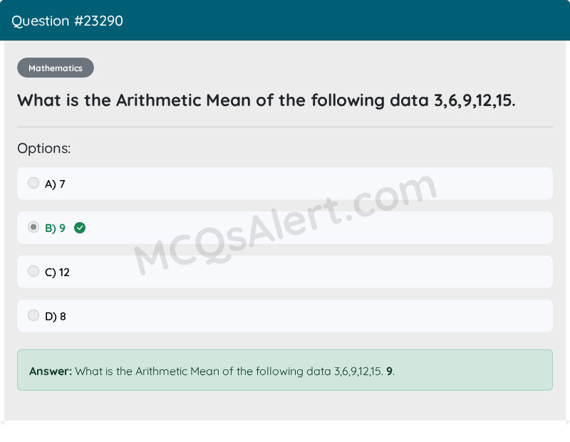 Question Screenshot