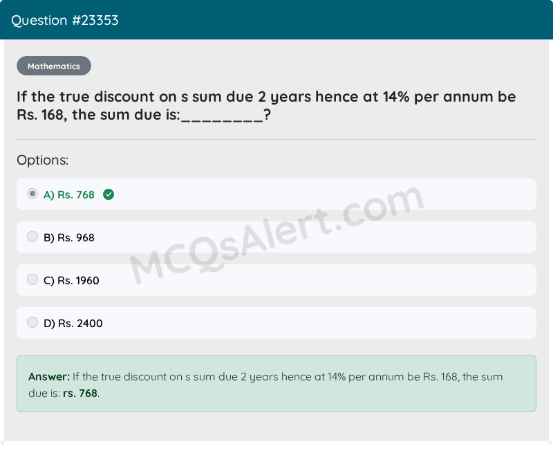 Question Screenshot