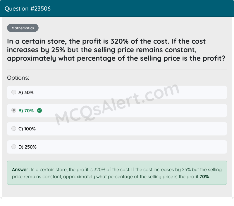 Question Screenshot