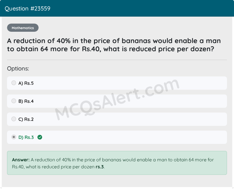 Question Screenshot