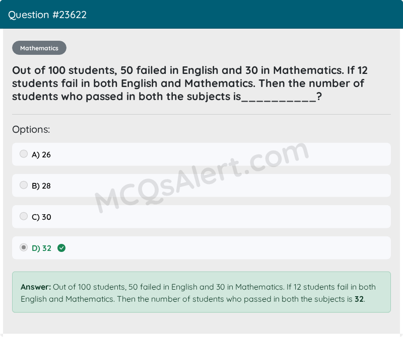 Question Screenshot