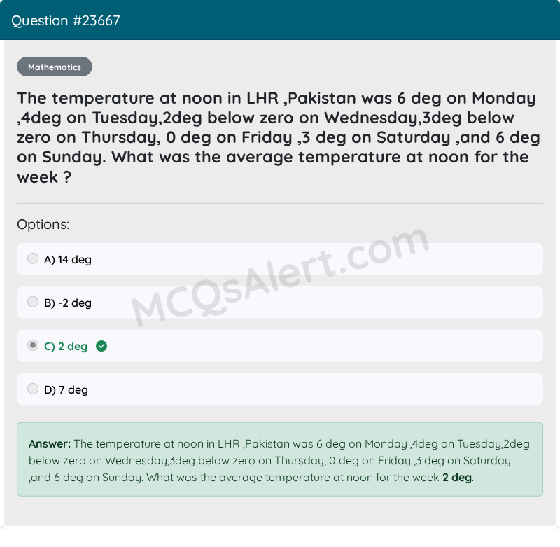 Question Screenshot