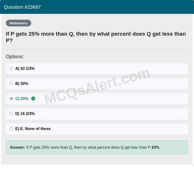 Question Screenshot
