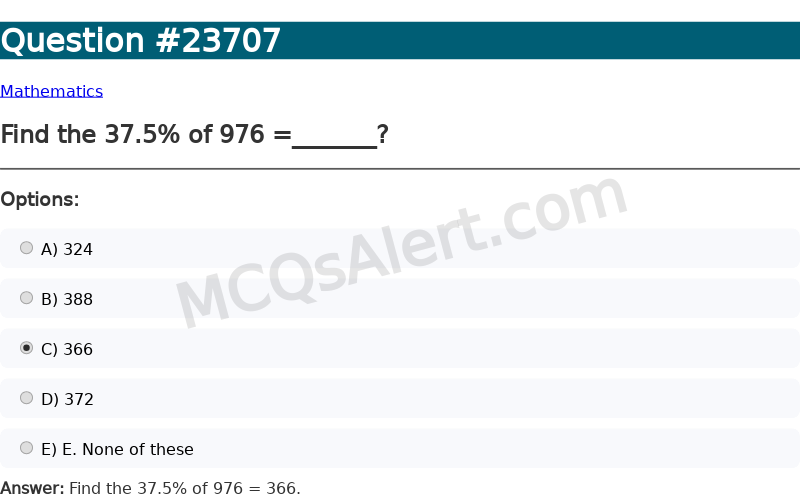 Question Screenshot