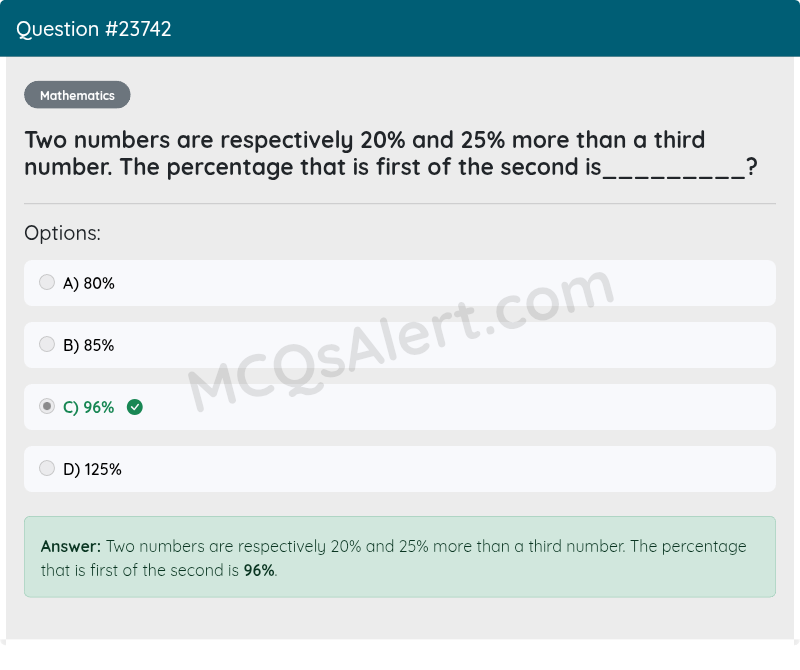 Question Screenshot