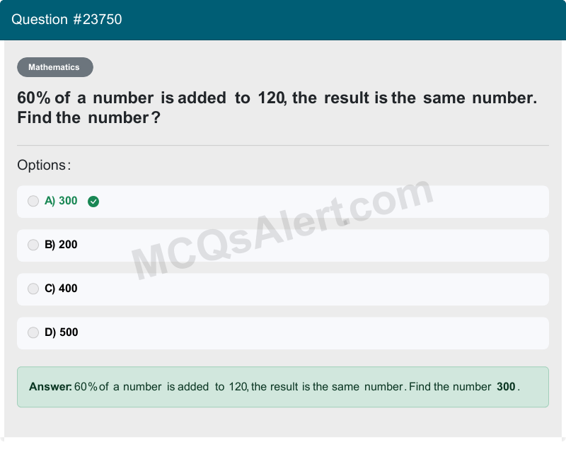 Question Screenshot