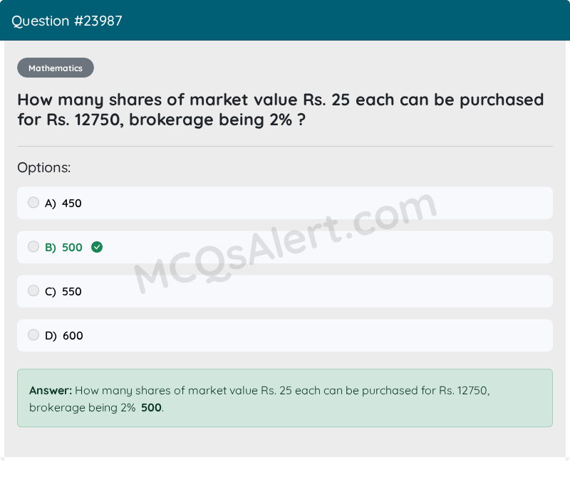 Question Screenshot