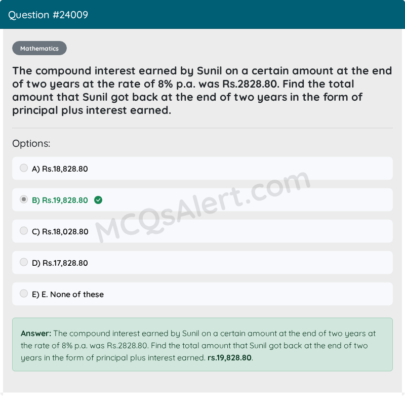 Question Screenshot