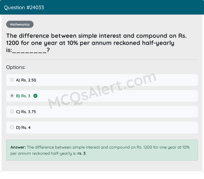 Question Screenshot