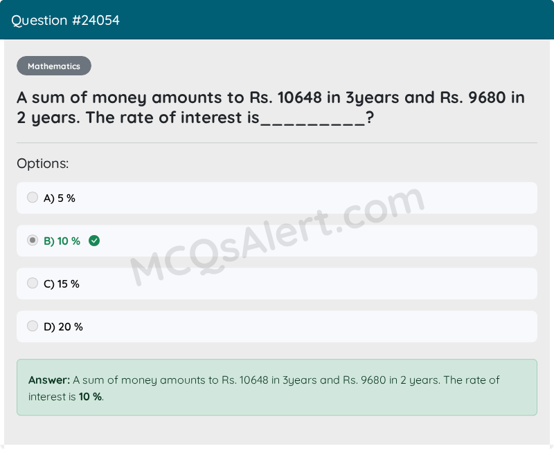 Question Screenshot
