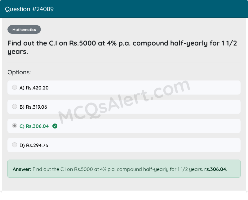 Question Screenshot