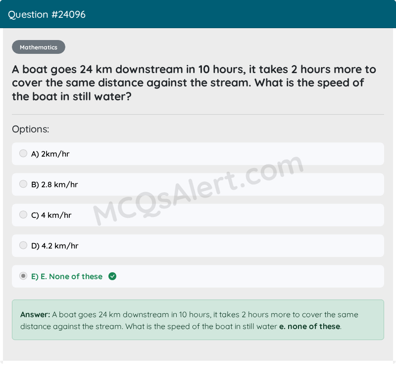 Question Screenshot