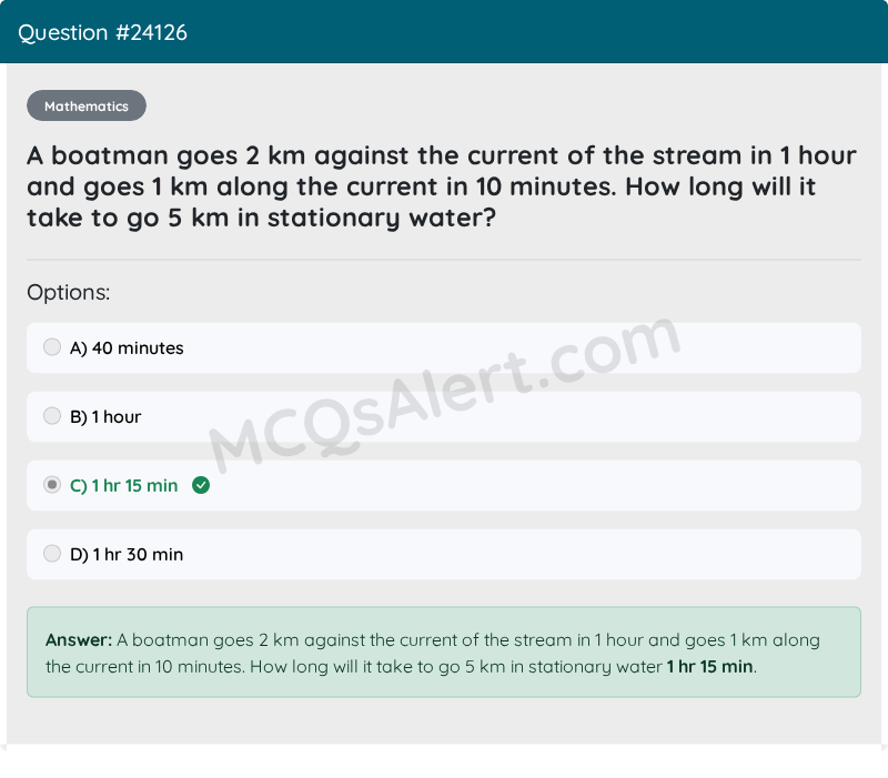 Question Screenshot