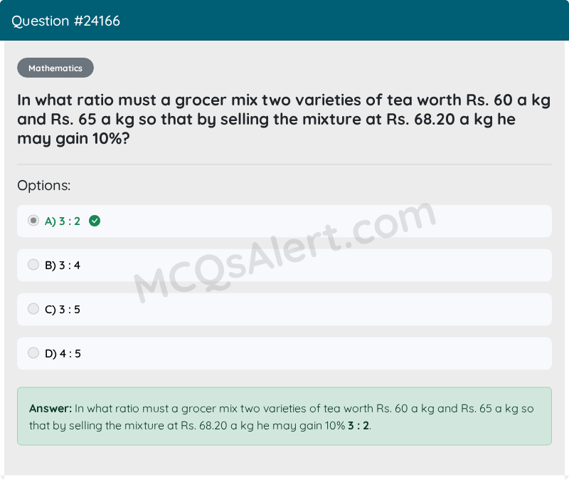 Question Screenshot