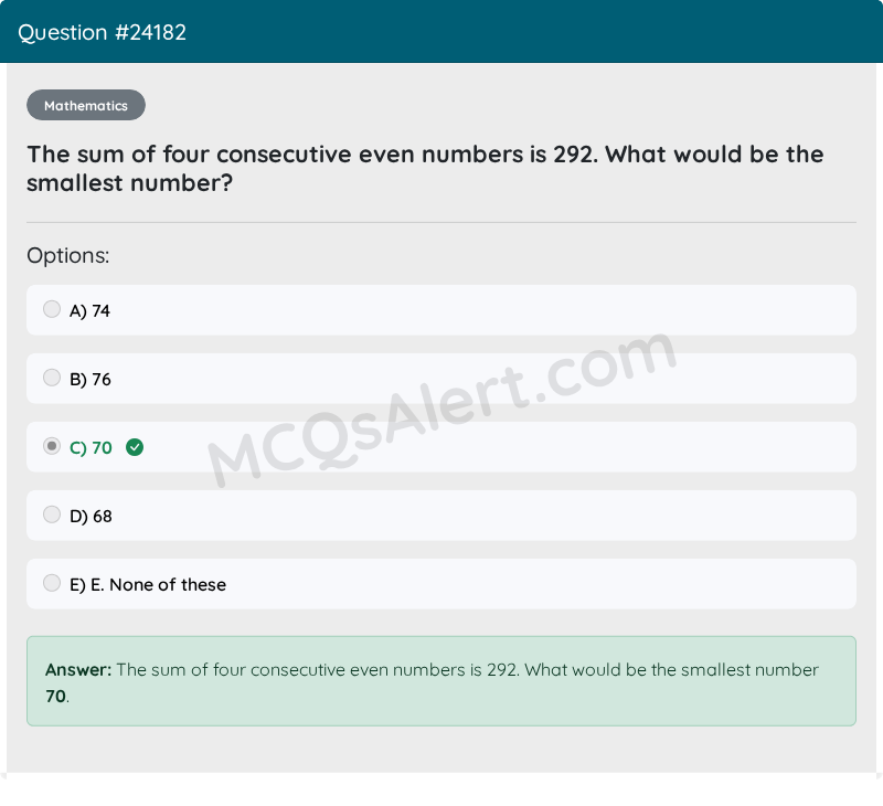 Question Screenshot