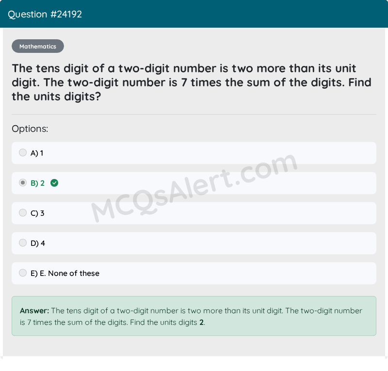 Question Screenshot