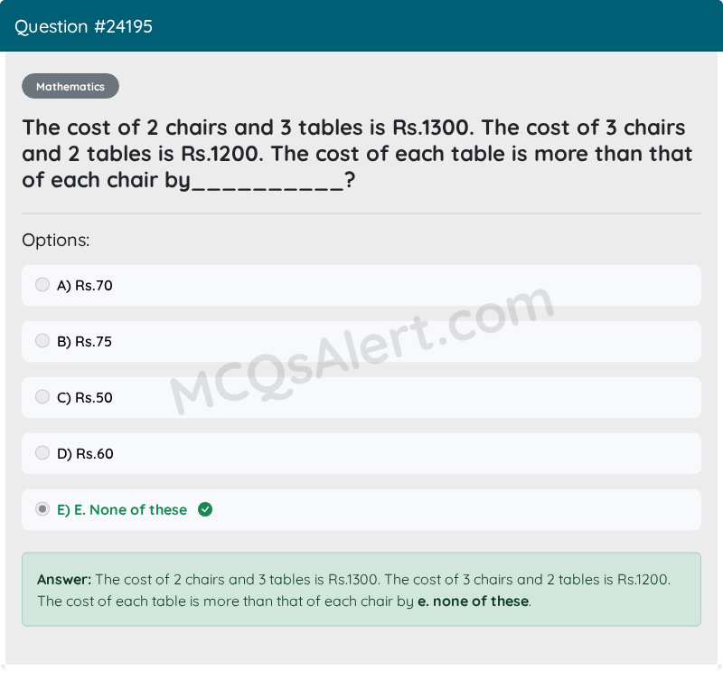 Question Screenshot