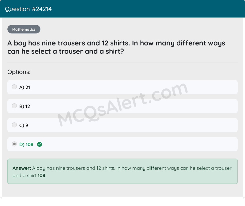 Question Screenshot