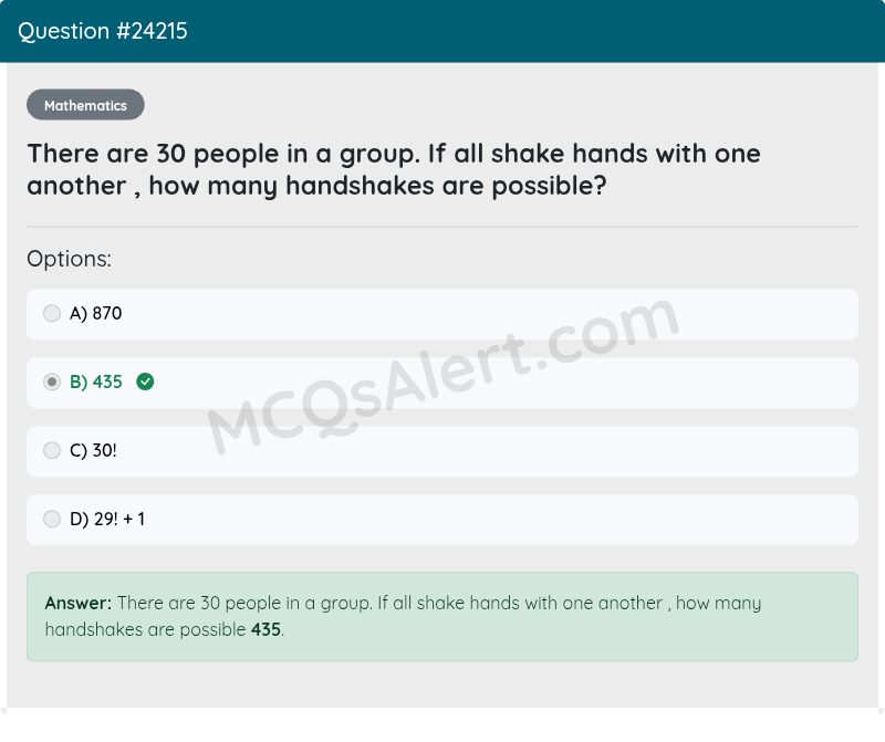 Question Screenshot