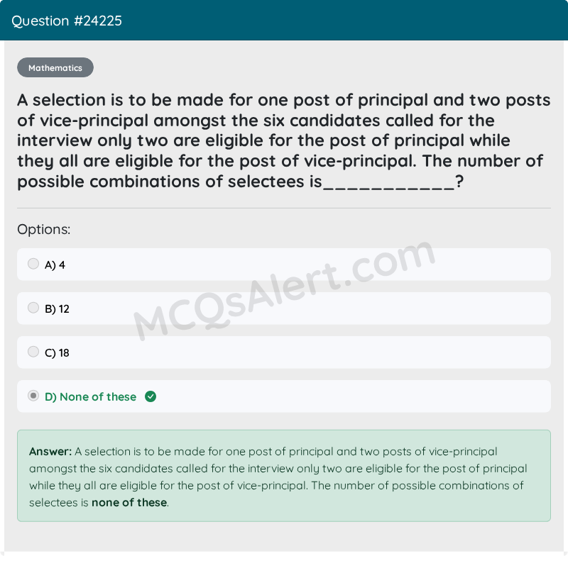 Question Screenshot