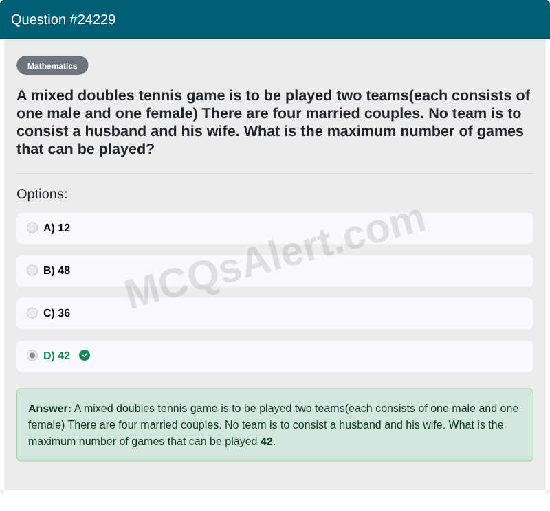 Question Screenshot