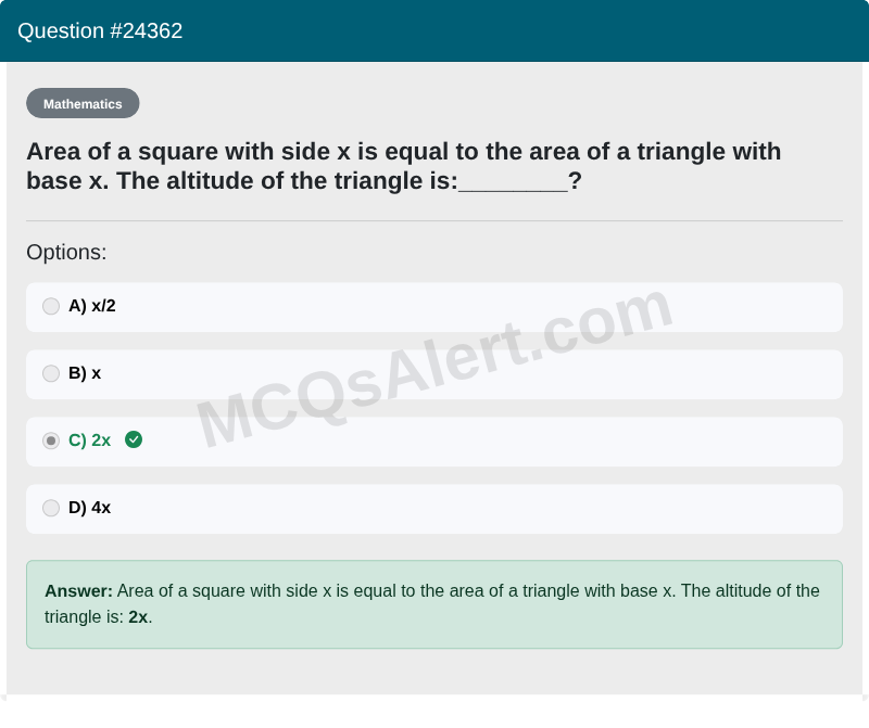 Question Screenshot