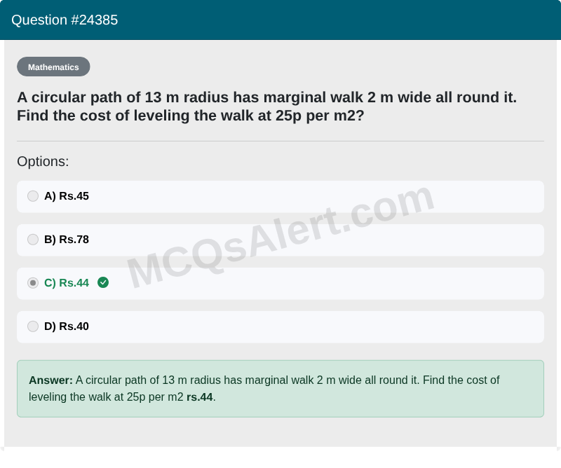 Question Screenshot