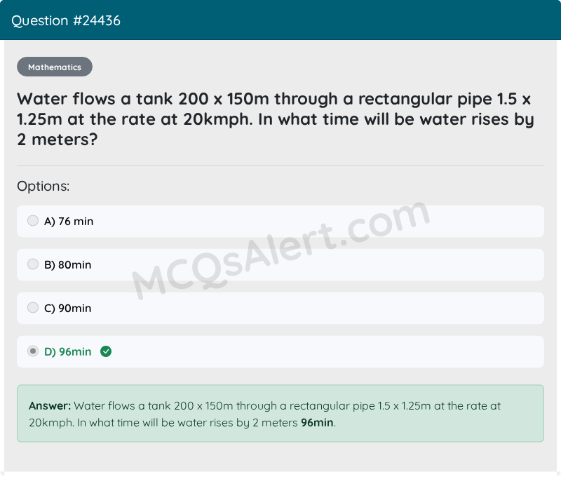 Question Screenshot